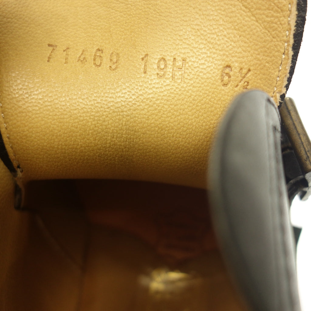 【Paraboot】パラブーツ ウィリアム ダブルモンク カーフ ブラック サイズ UK6.5 ラスト