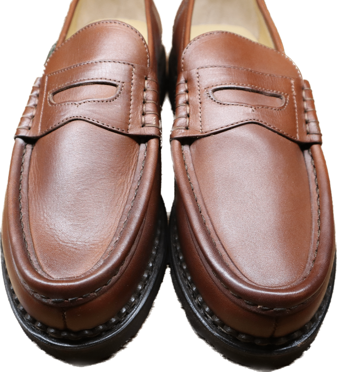 【PARABOOT】パラブーツ ランス ペニーローファー リスレザー マロン サイズ 6 REIMS