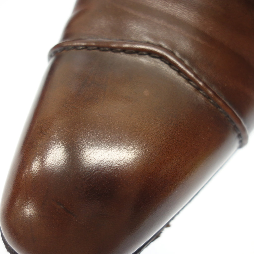 【GAZIANO&GIRLING】ガジアーノガーリング GABLE ストレートチップ カーフ ブラウン UK8.5E