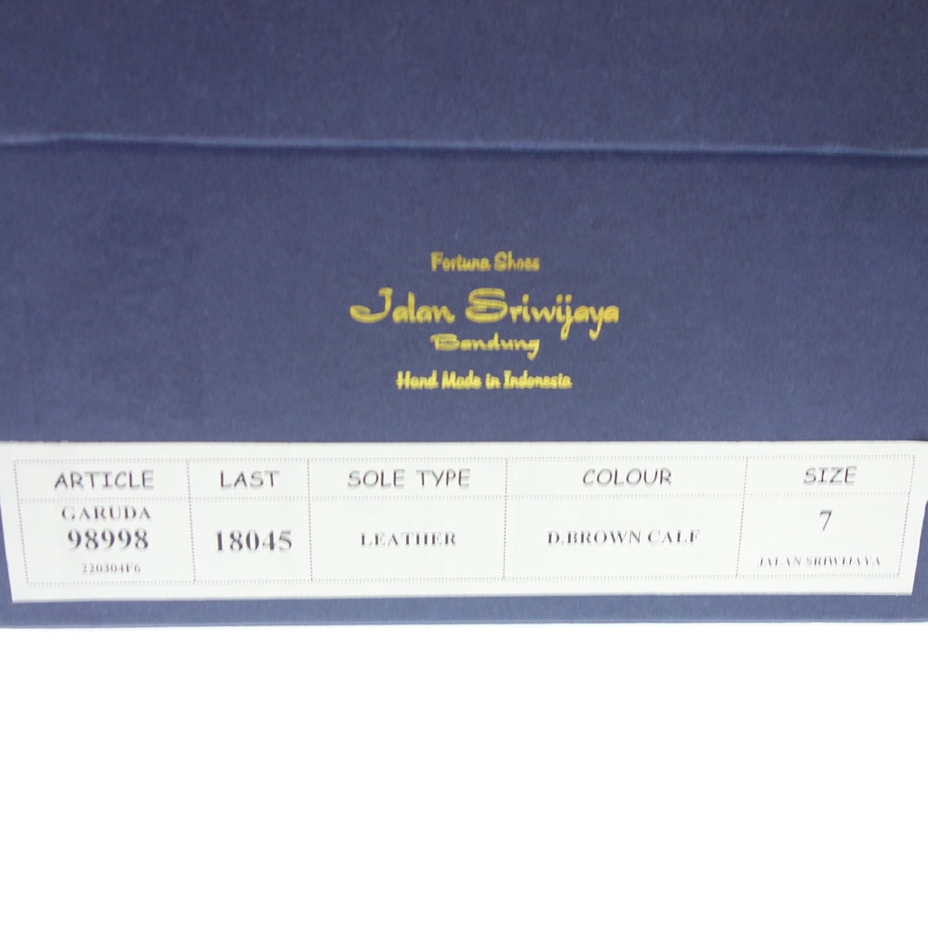 【Jalan Sriwijaya】ジャランスリワヤ 98998 コインローファー カーフ ブラウン サイズ7 18045ラスト