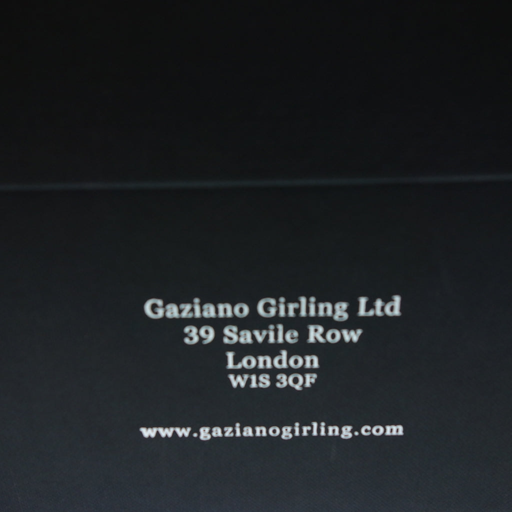 【GAZIANO&GIRLING】ガジアーノガーリング CHELSEAⅡ サイドエラスティック ブラック サイズUK6.5E
