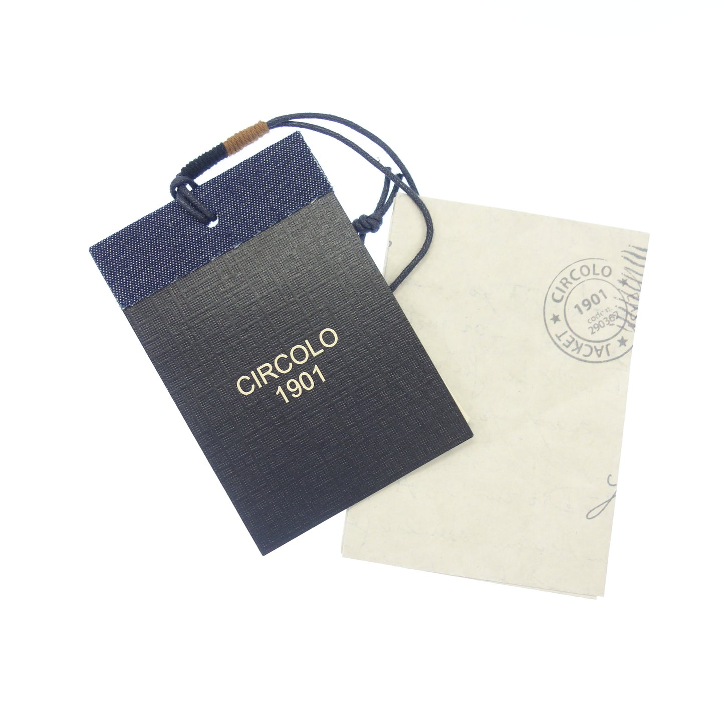 【CIRCOLO 1901】チルコロ 6Bダブル ジャージージャケット CN2203 ブルー サイズ 48