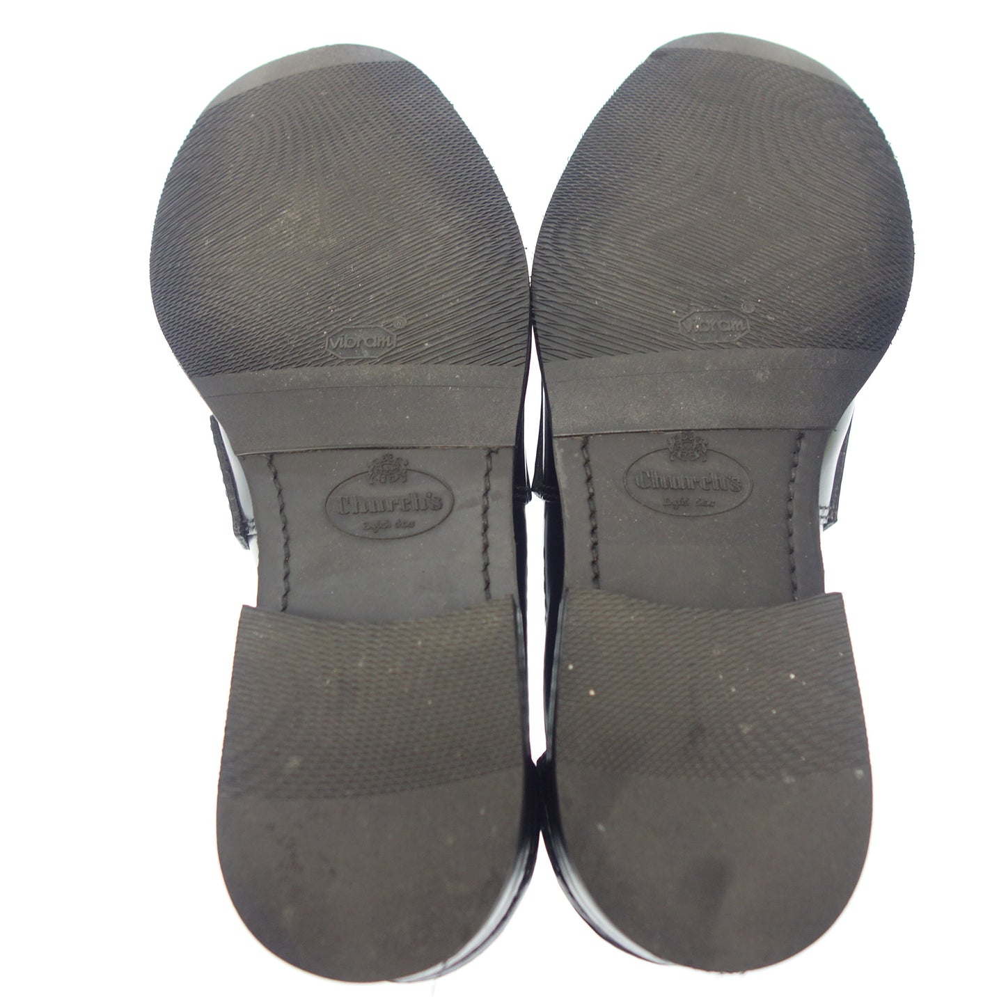 【Church's】チャーチ 五都市 PEMBREY コインローファー ポリッシュドバインダーカーフ ブラック UK7.5F 126ラスト