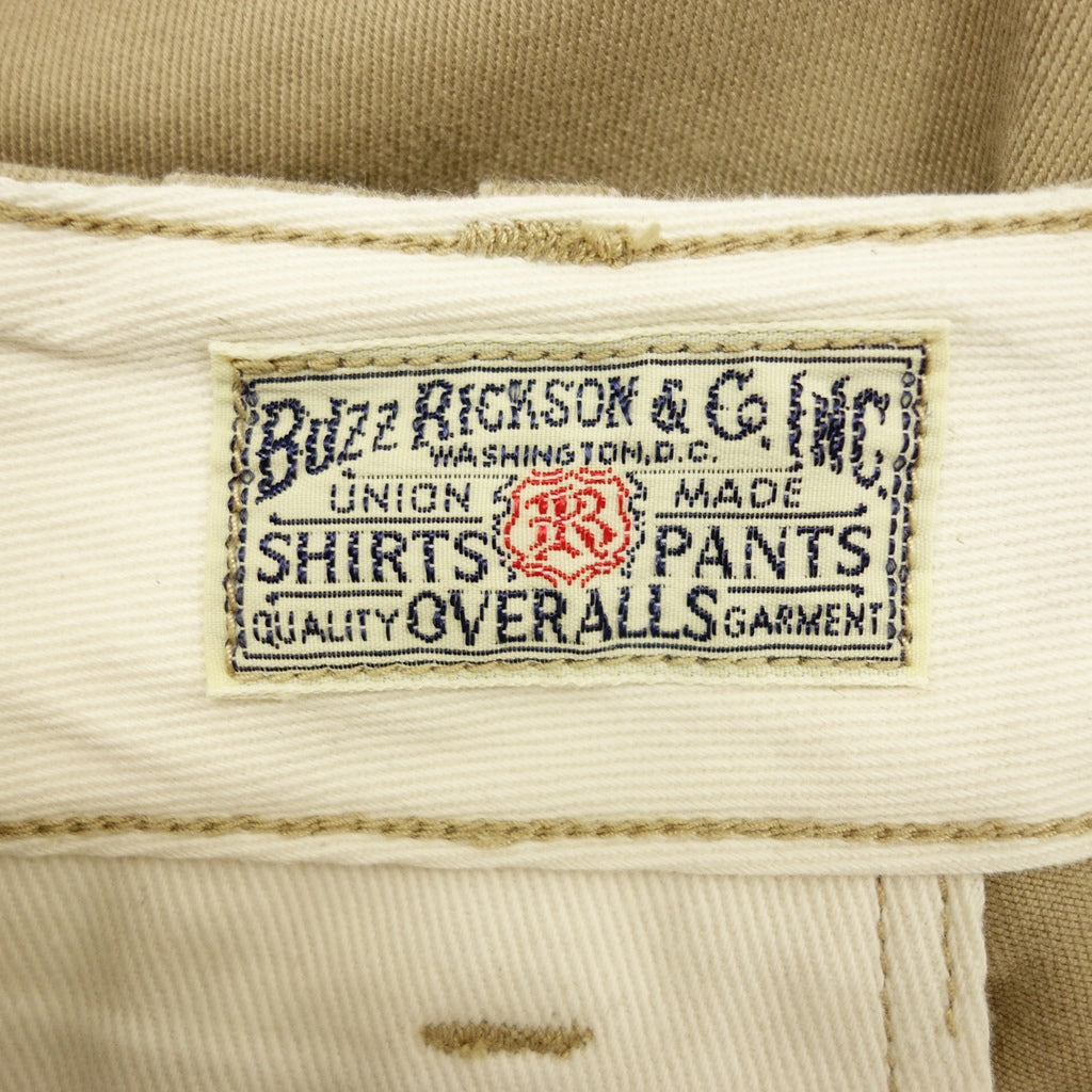 美品◆バズリクソンズ チノパンツ フェニカ別注 1941 アーミーチノ メンズ ベージュ サイズ30 BUZZ RICKSON'S fennica beams US ARMY【LA】