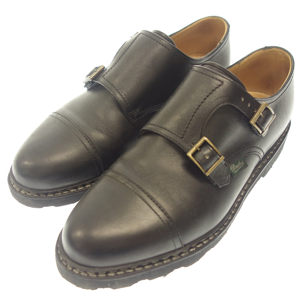 【Paraboot】パラブーツ ウィリアム ダブルモンク カーフ ブラック サイズ UK6.5 ラスト