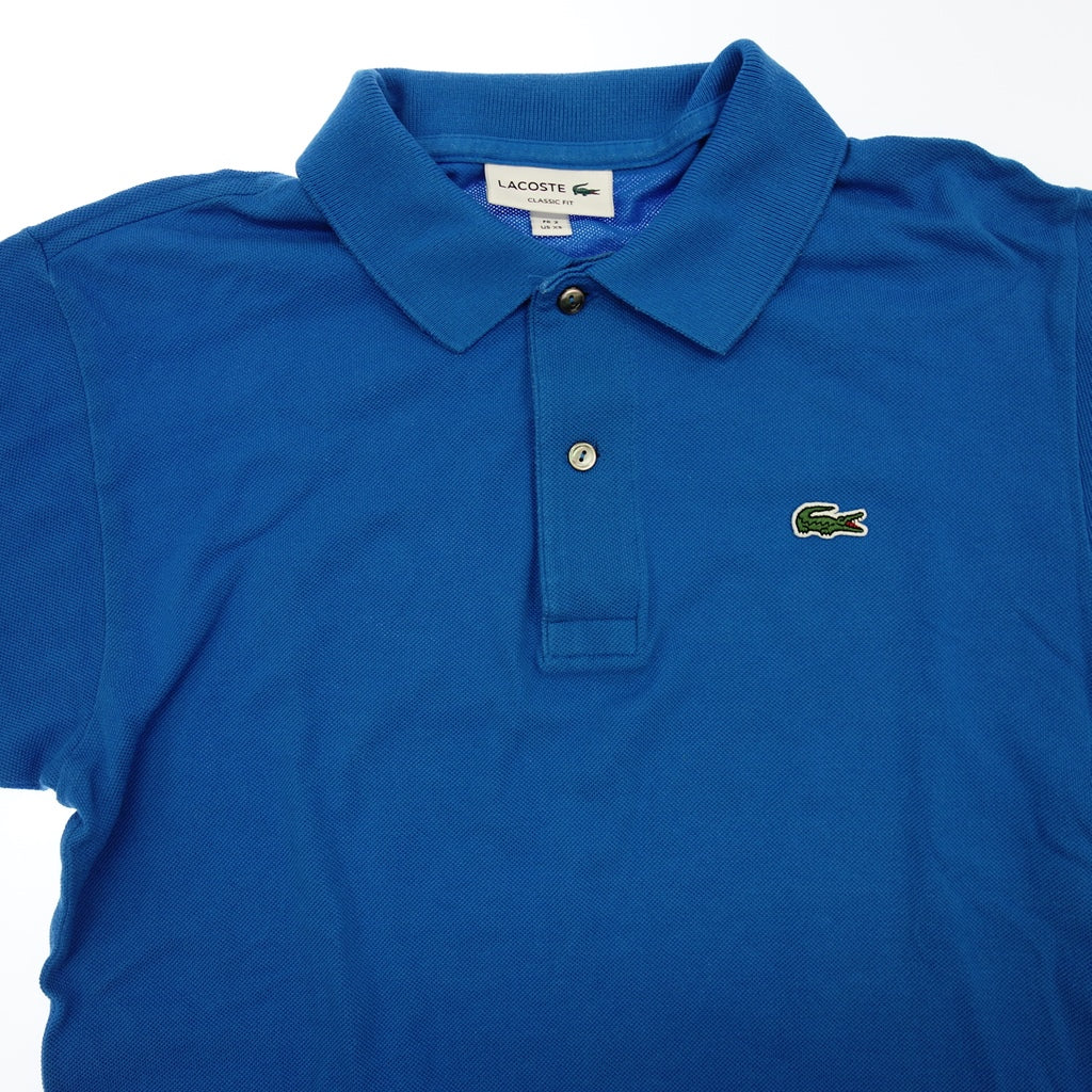 【LACOSTE】ラコステ L1212AL ポロシャツ クラシックフィット ブルー サイズXS