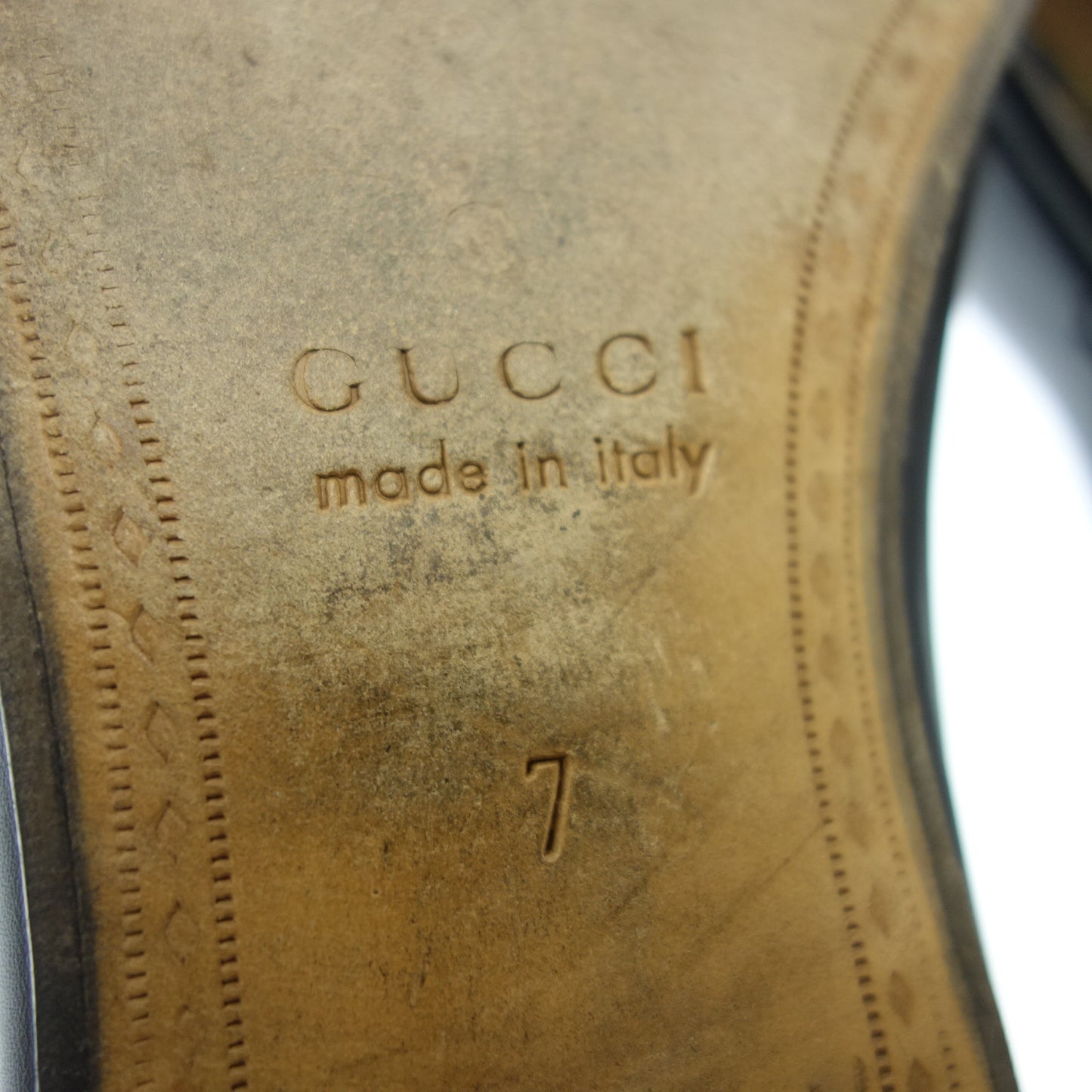 【GUCCI】グッチ 1953 ビットローファー カーフ ブラック サイズ 7 ラスト