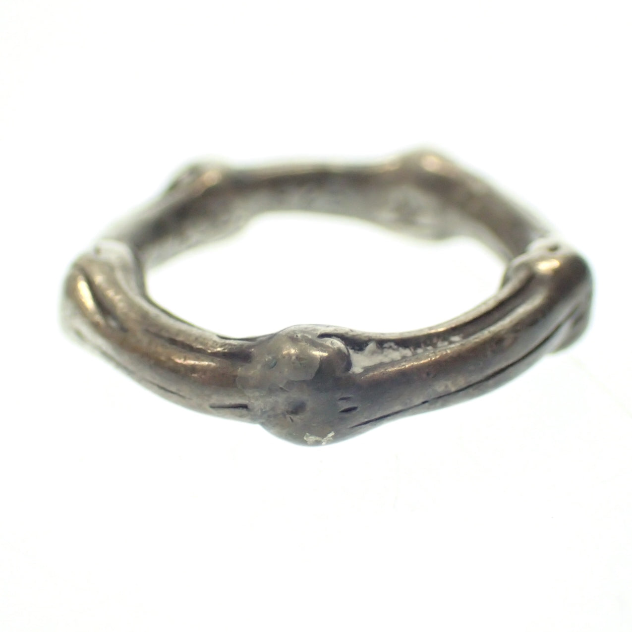 【Tiffany&Co.】ティファニー ボーンカフ リング シルバー SV925 サイズ 約9号