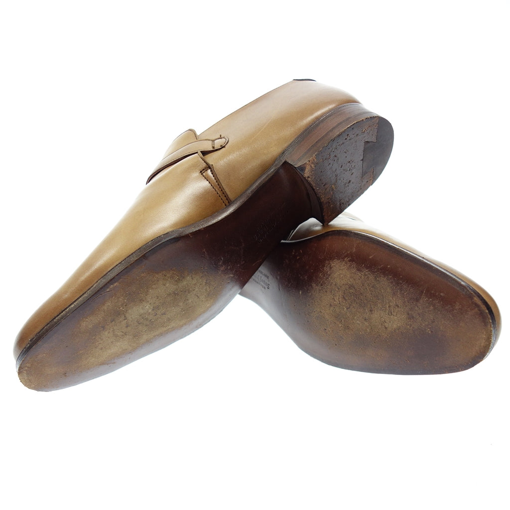 【CROCKETT&JONES】クロケット&ジョーンズ シングルモンクストラップ PULLMAN 5895 ライトブラウン サイズ7D