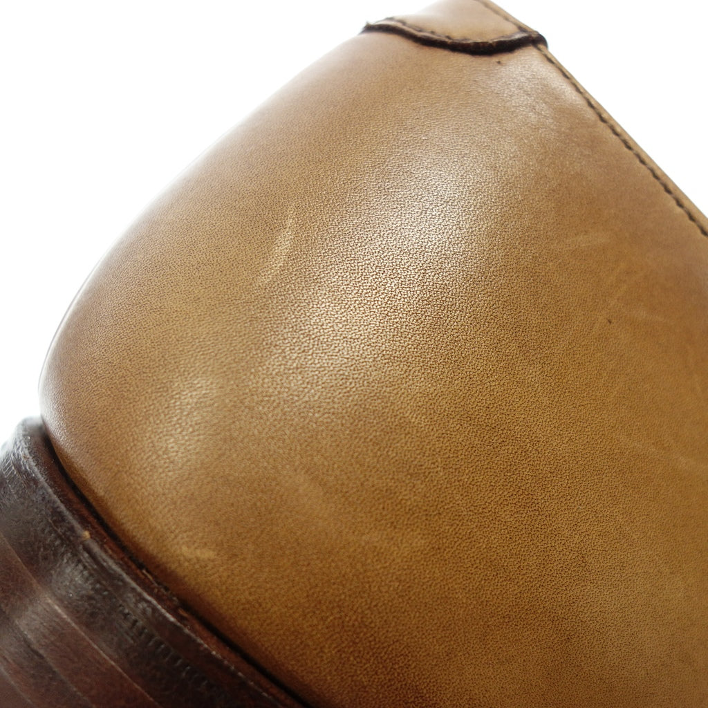 【CROCKETT&JONES】クロケット&ジョーンズ シングルモンクストラップ PULLMAN 5895 ライトブラウン サイズ7D