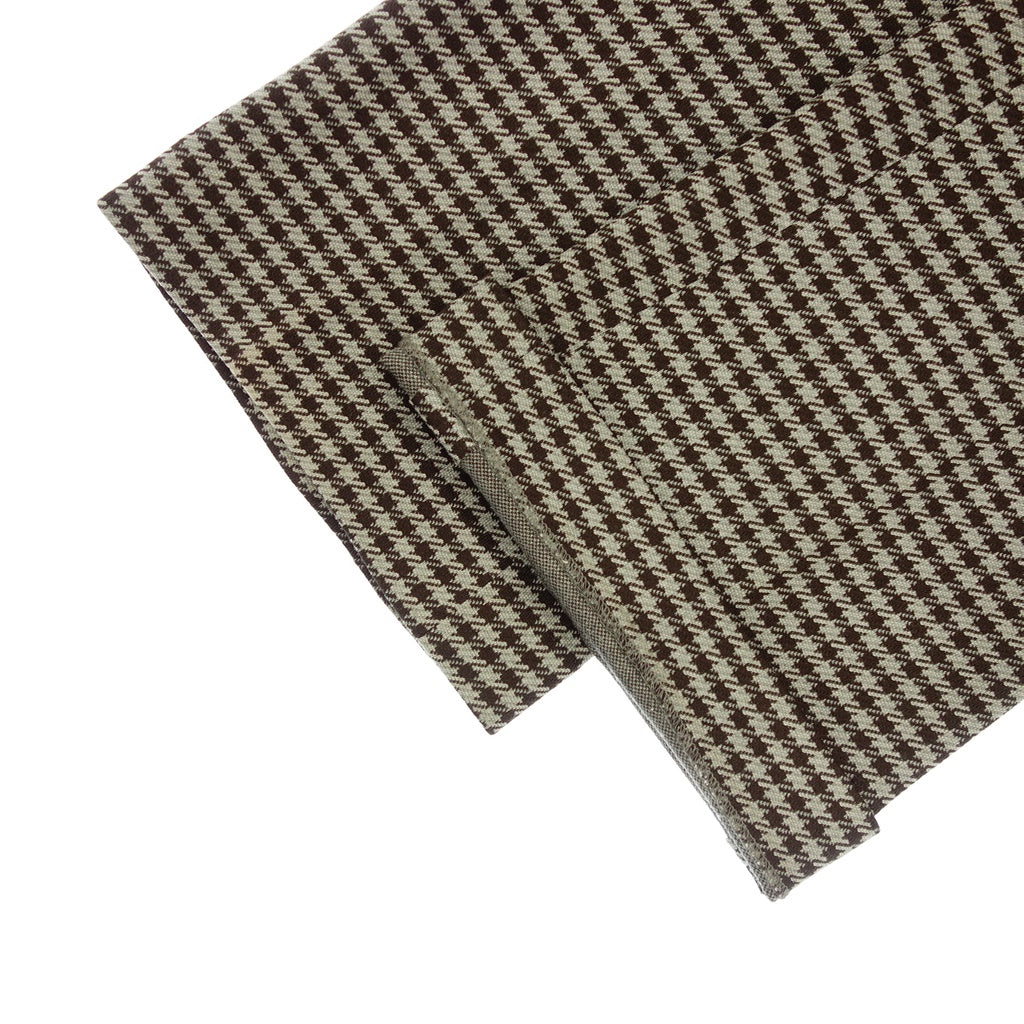 【Lee】リー 1980's STAPREST SLACKS ハウンドトゥース USA製 ブラウン
