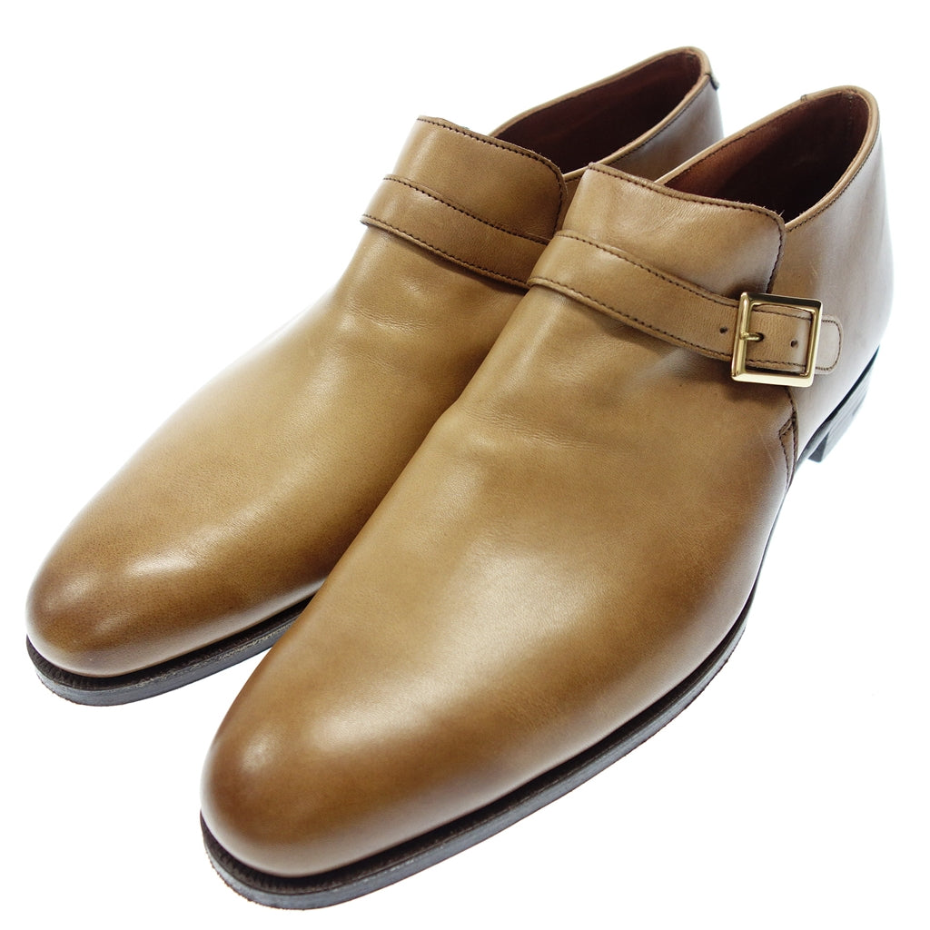 【CROCKETT&JONES】クロケット&ジョーンズ シングルモンクストラップ PULLMAN 5895 ライトブラウン サイズ7D