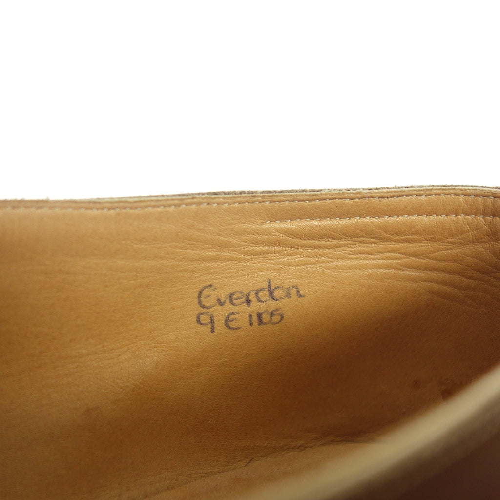 【JOHN LOBB】ジョンロブ EVERDON 外羽根 パンチング加工 レザーシューズ カーフ ブラウン サイズ UK9E ラスト