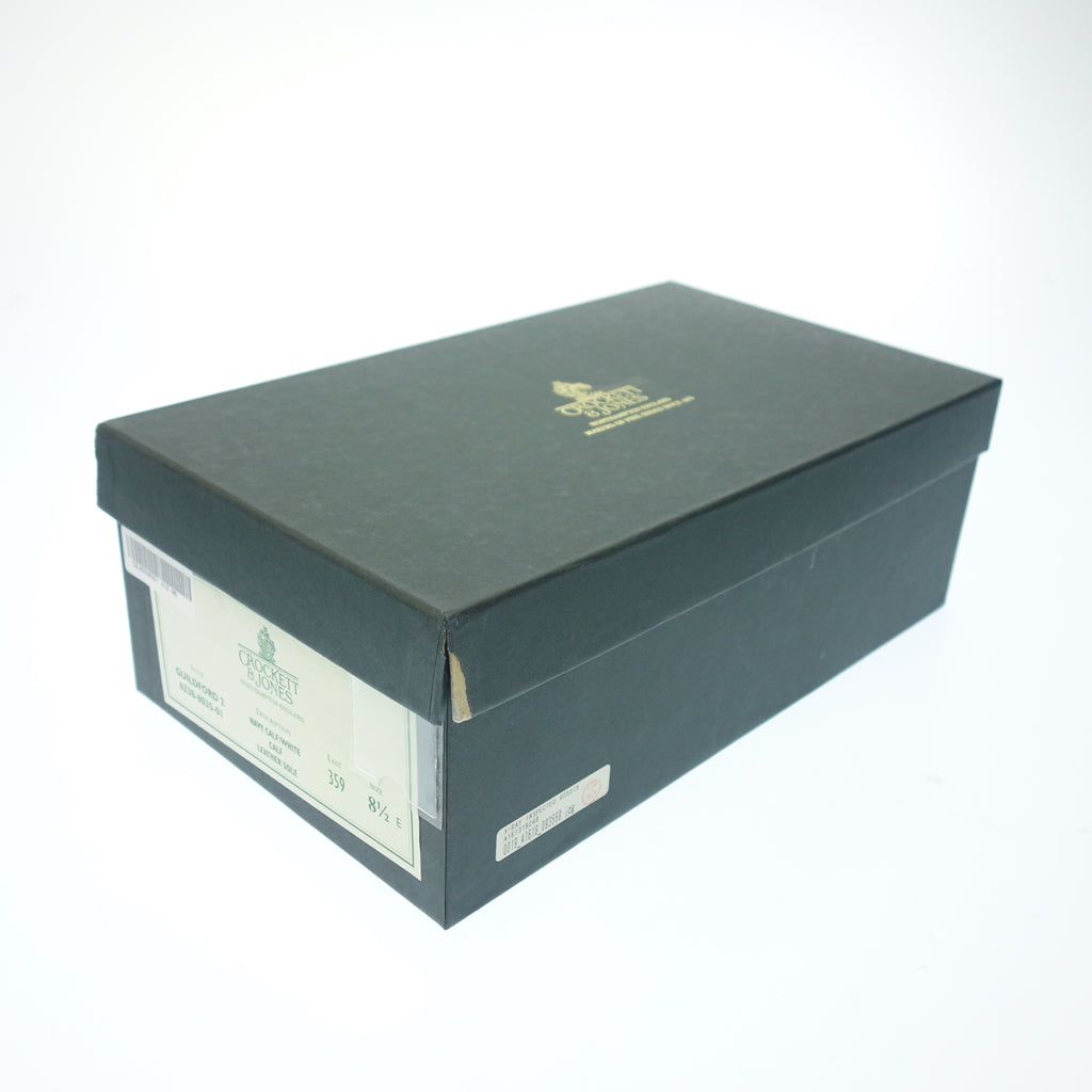 【CROCKETT&JONES】クロケット&ジョーンズ GUILDFORD2 フルブローグ コンビシューズ ネイビー×ホワイト サイズ UK8.5E 359ラスト