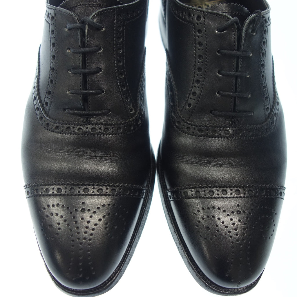 【Crockett&Jones】クロケット&ジョーンズ COVENTRY セミブローグ ブラック サイズ.UK6.5E
