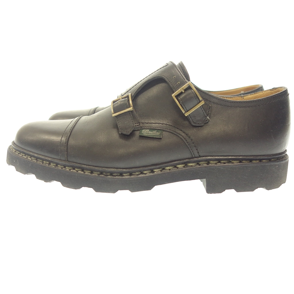 【Paraboot】パラブーツ ウィリアム ダブルモンク カーフ ブラック サイズ UK6.5 ラスト