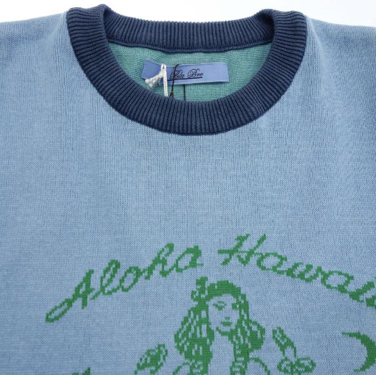 【Brilla per il gusto】ブリッラ ペル イル グスト ニットTシャツ ブルー サイズ 2