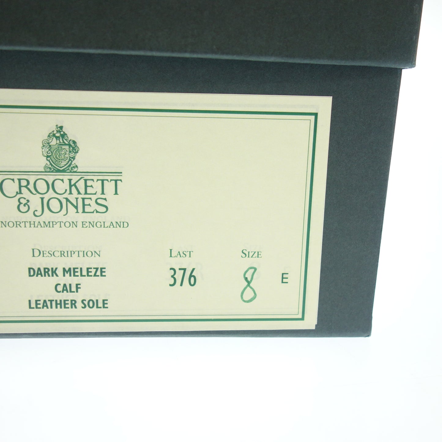 【CROCKETT&JONES】クロケット&ジョーンズ BOSTON2 コインローファー カーフ ブラウン サイズ UK8E 376ラスト