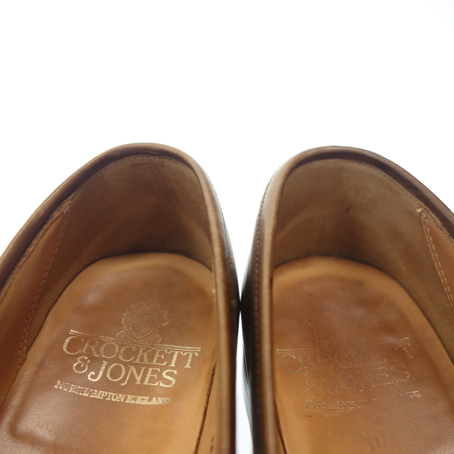 【CROCKETT&JONES】クロケット&ジョーンズ BOSTON2 コインローファー カーフ ブラウン UK6.5E
