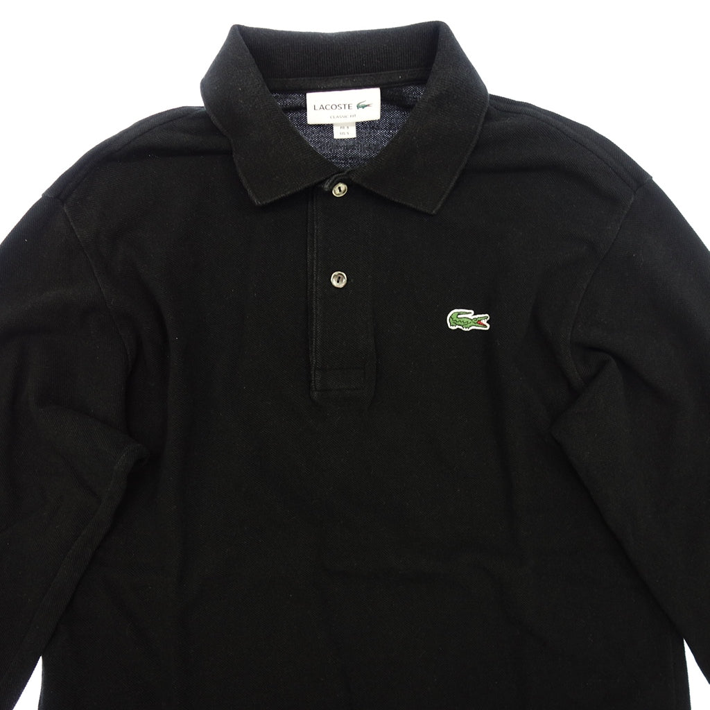 【LACOSTE】ラコステ L1312 ポロシャツ CLASSIC FIT ブラック サイズ 3