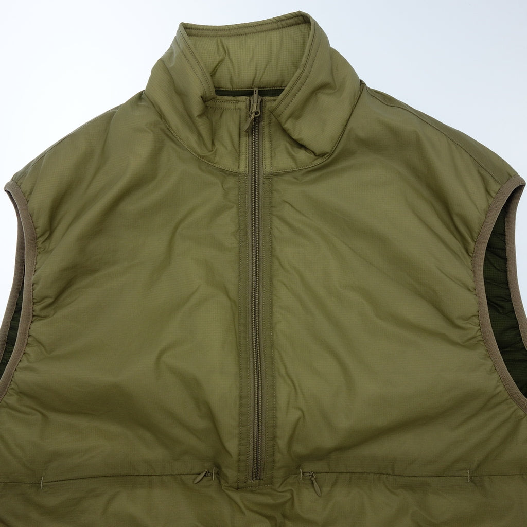 【DAIWA PIER39】ダイワ ピア 39 TECH REVERSIBLE PULLOVER PUFF VEST 22AW OLIVE サイズM