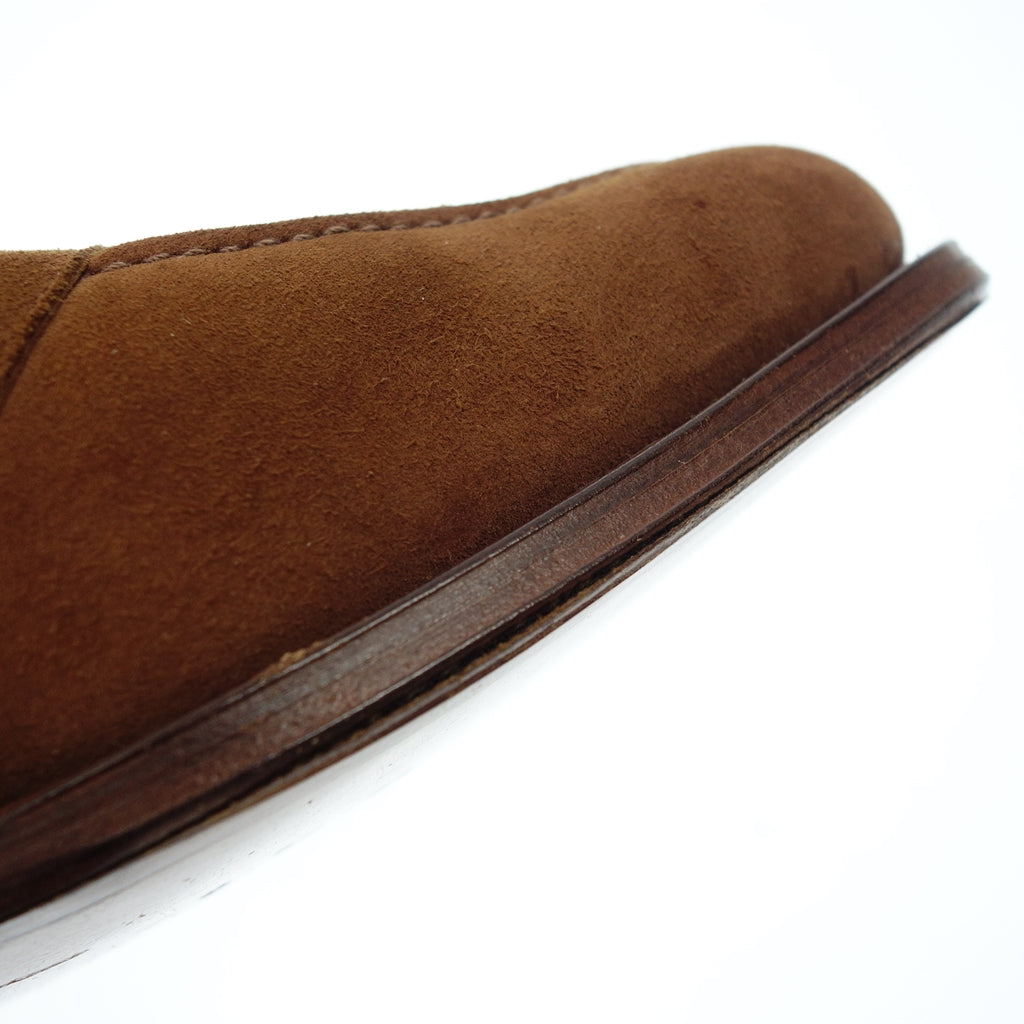 【Tricker’s】トリッカーズ Avon House別注 フルストラップローファー スエード ブラウン サイズ UK8E ラスト