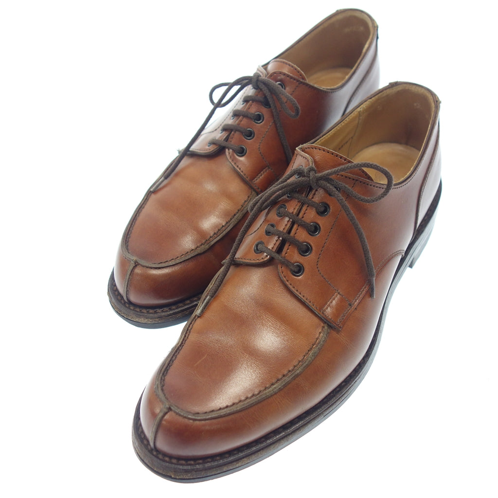 【CROCKETT&JONES】クロケット&ジョーンズ WEXFORD Uチップ カーフ ブラウン サイズ UK6E ラスト