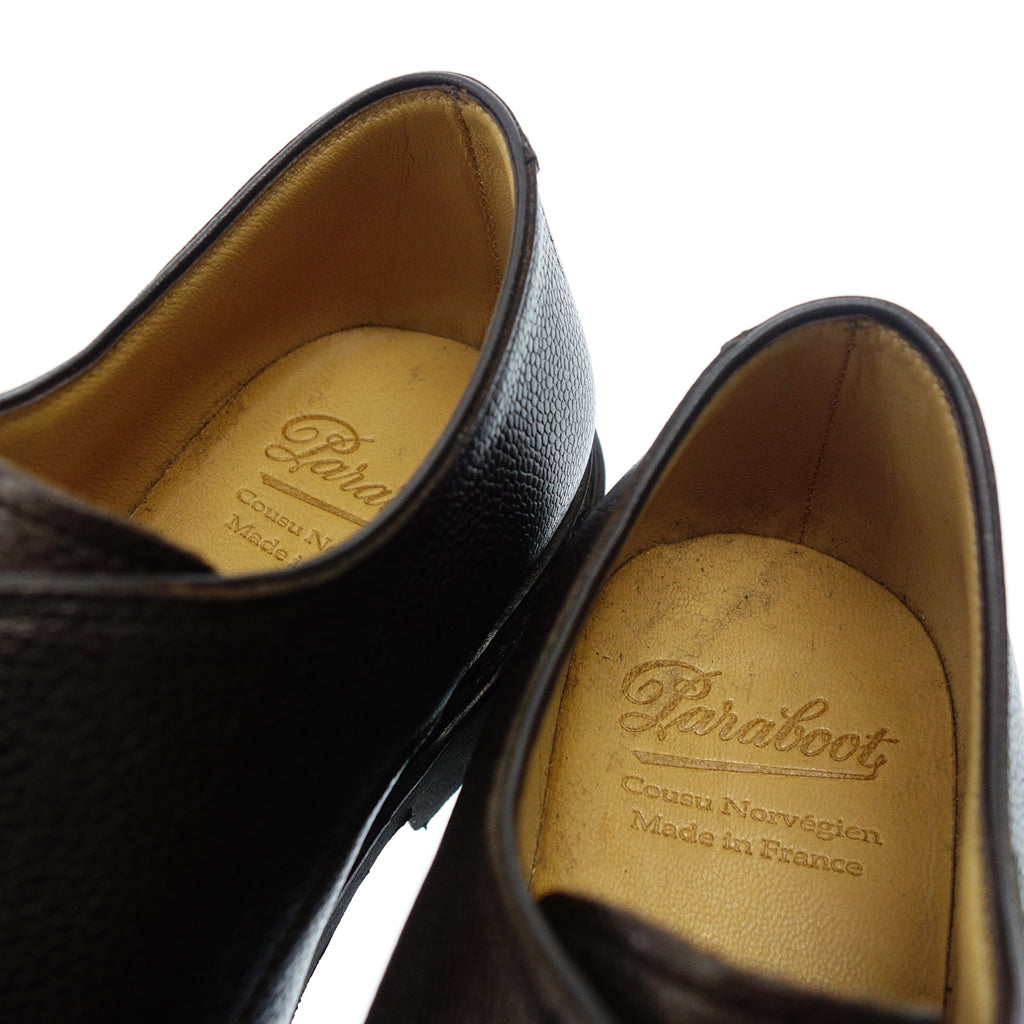 【Paraboot】パラブーツ ARLES プレーントゥ グレインレザー ブラウン サイズ UK8.5 ラスト