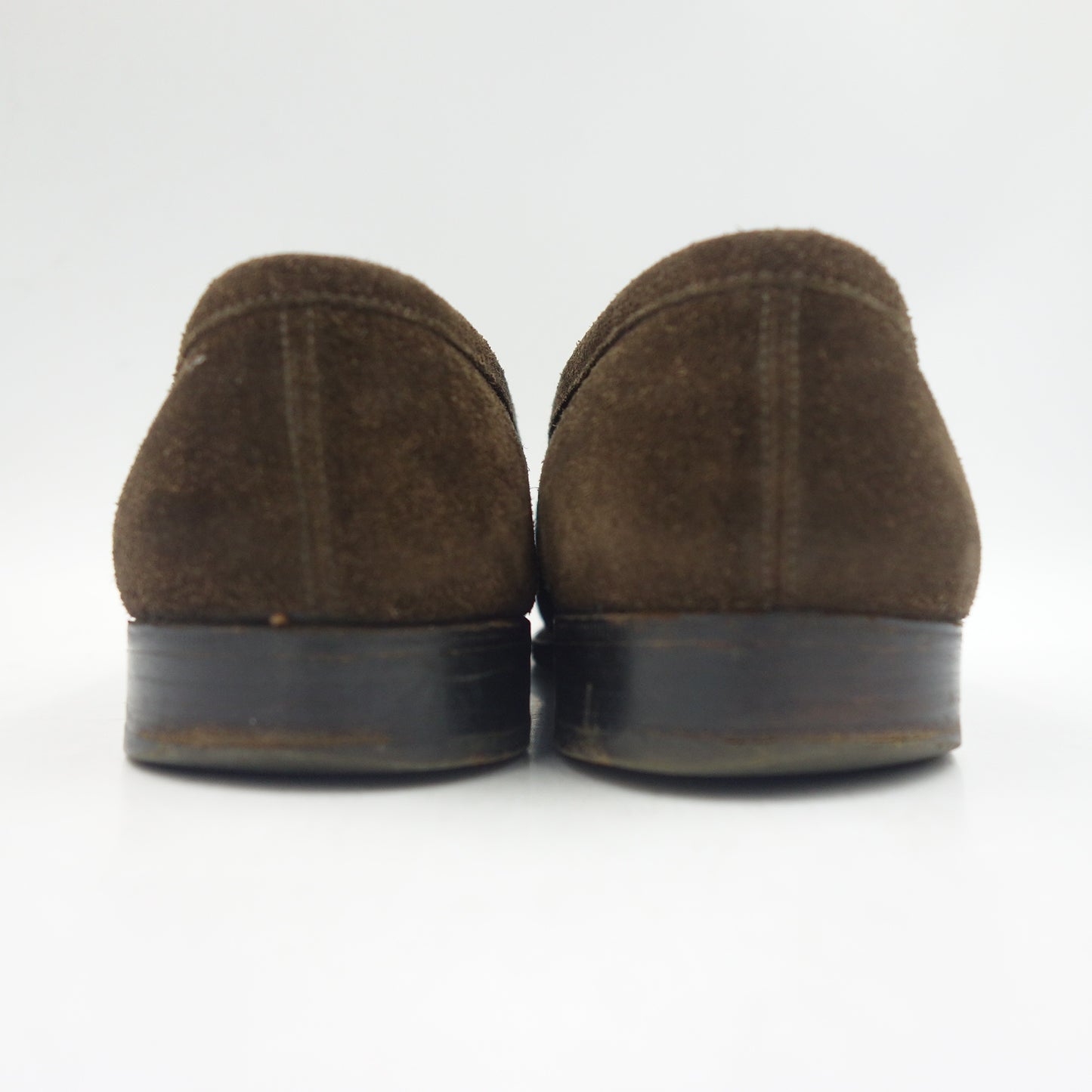 【J.M.WESTON】ジェイエムウエストン 旧ロゴ 180 シグネチャーローファー スエード ブラウン レディース 3.5D