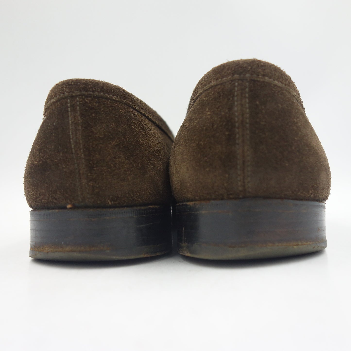 【J.M.WESTON】ジェイエムウエストン 旧ロゴ 180 シグネチャーローファー スエード ブラウン レディース 3.5D