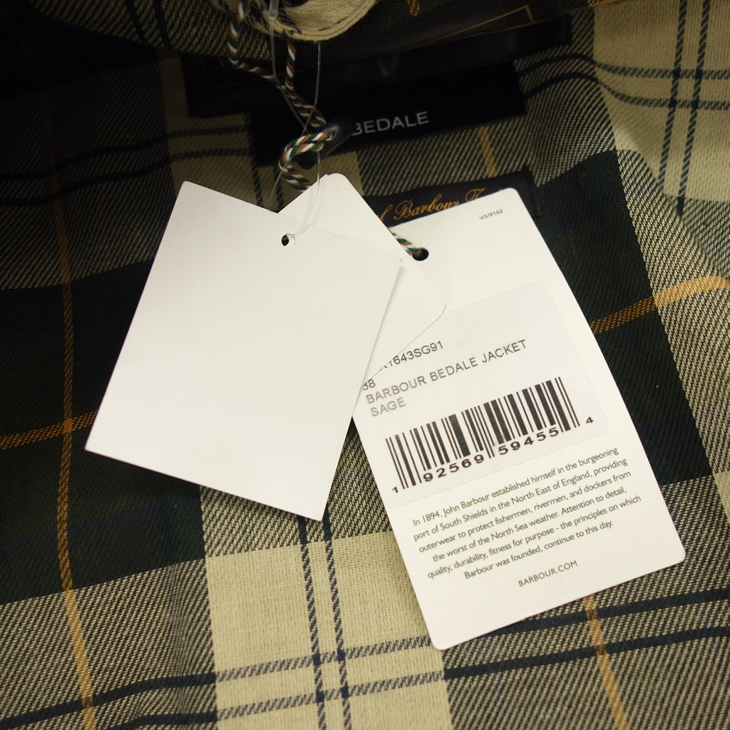 【Barbour x BEAMS F】バブアー x ビームスF 別注 ML BEDALE-F JACKET オイルドジャケット カーキ メンズ サイズ 38