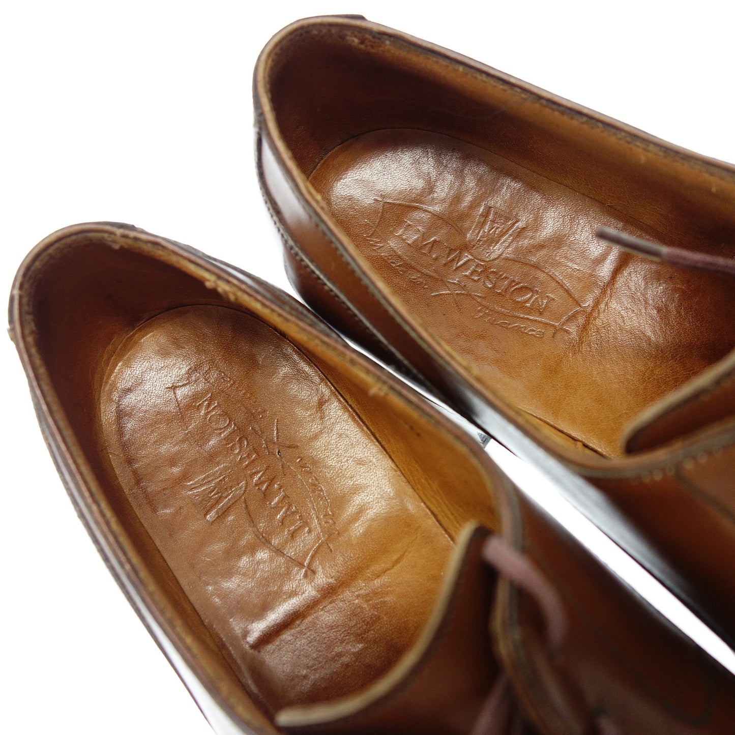 【J.M.WESTON】ジェイエムウエストン 641 ゴルフ Uチップ カーフ ブラウン サイズ 4E