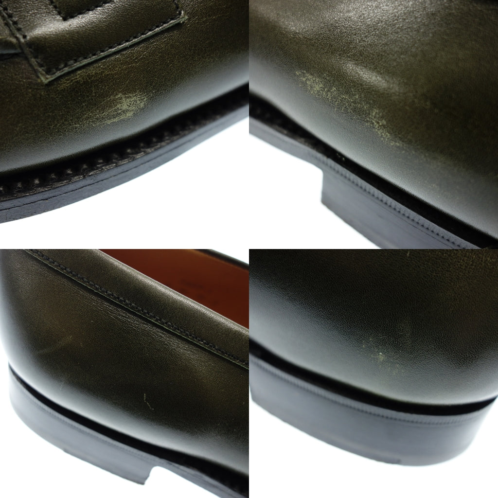 【J.M.WESTON】ジェイエムウエストン 180 シグネチャーローファー カーフ ハンターグリーン サイズ 5E ラスト