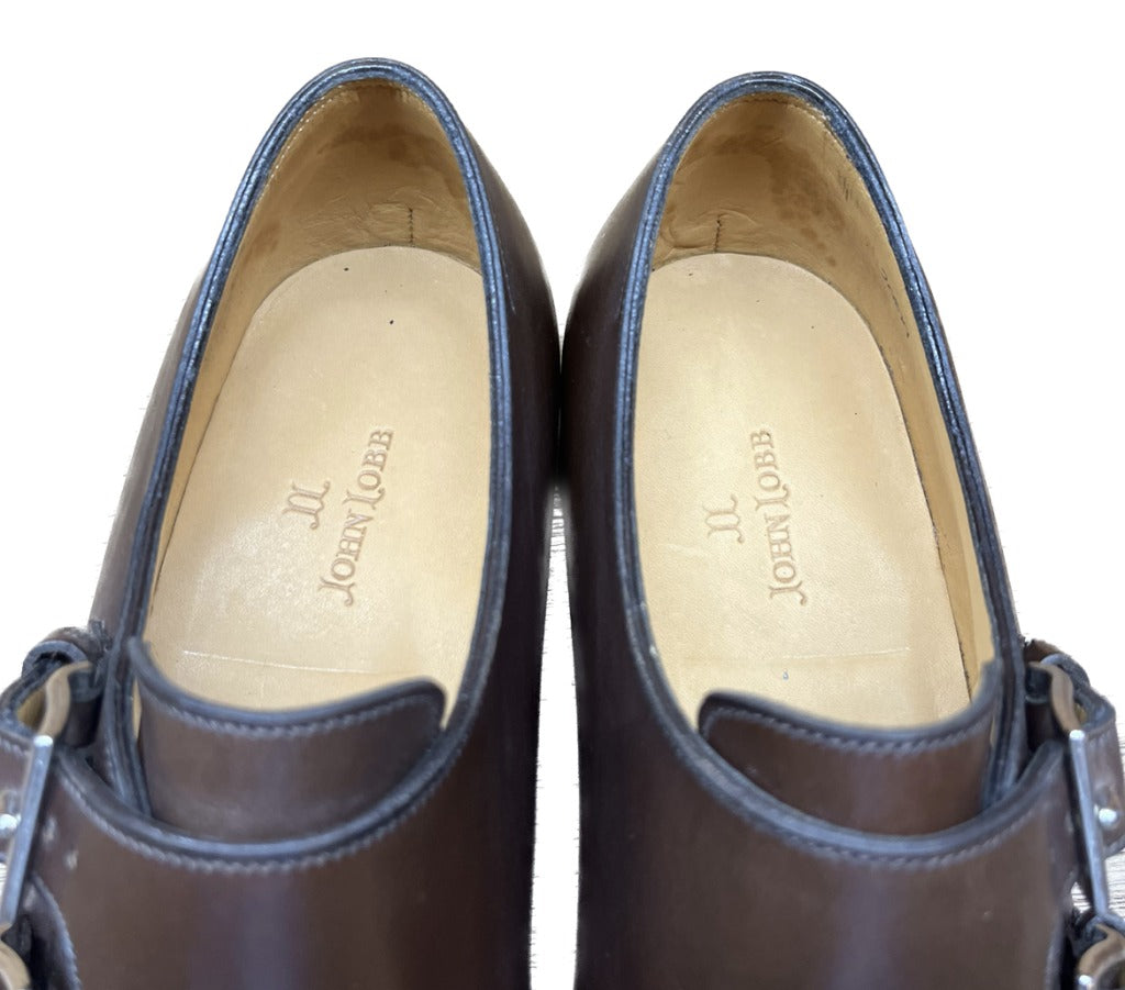 【JOHN LOBB】ジョンロブ NASEBY ダブルモンクストラップ カーフ ブラック サイズ UK6.5D 7000ラスト