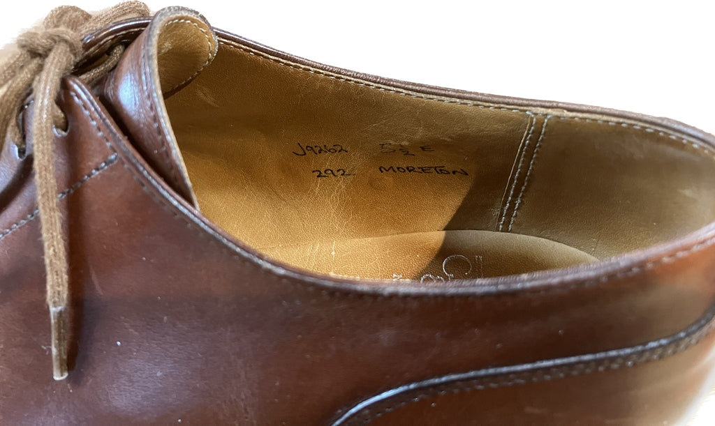 【CROCKETT&JONES】クロケット&ジョーンズ MORETON Uチップ カーフ ダークブラウン サイズ UK5.5E