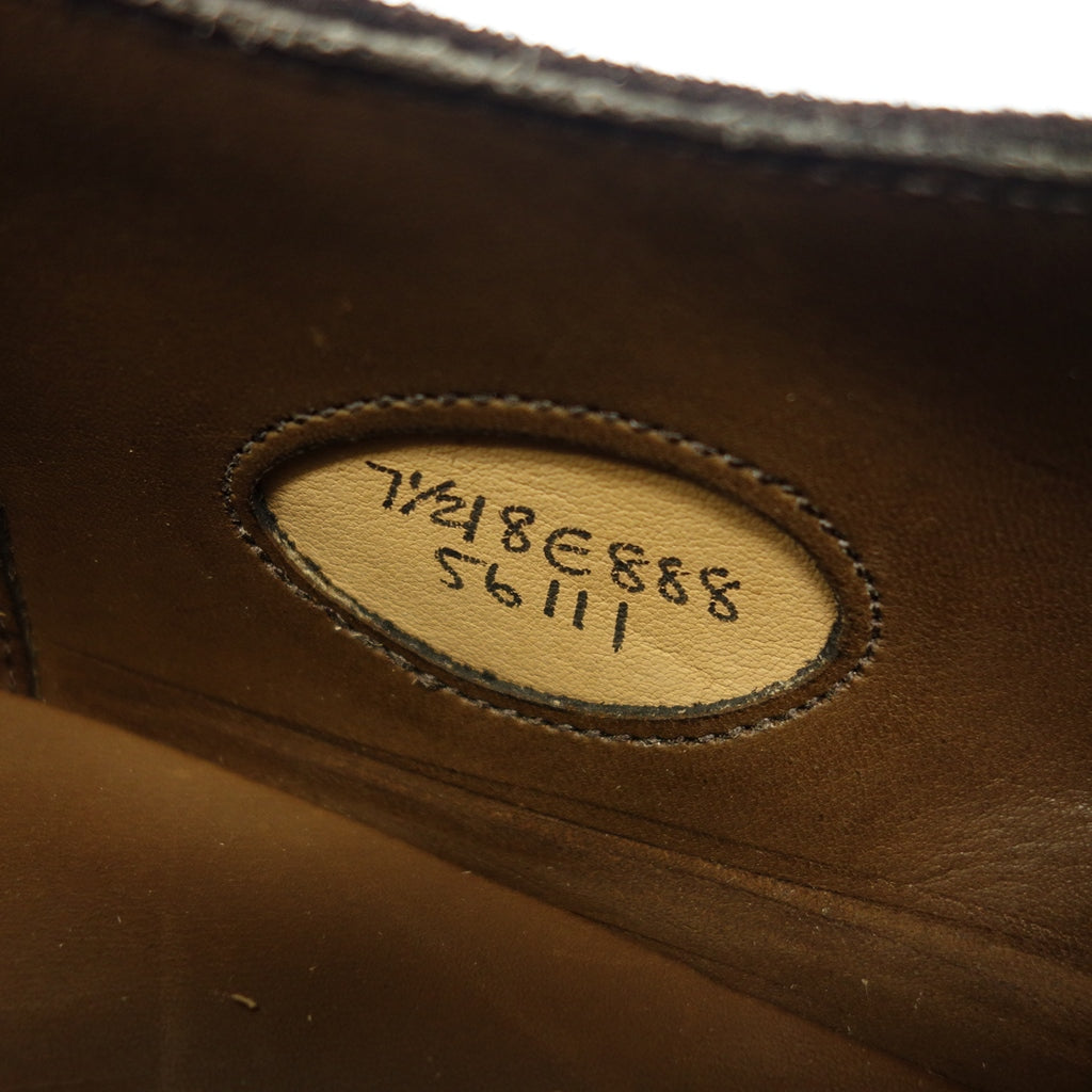 【EDWARDGREEN】エドワードグリーン EXTER スエード 2アイレットシューズ ブラウン サイズ UK7.5E 888ラスト