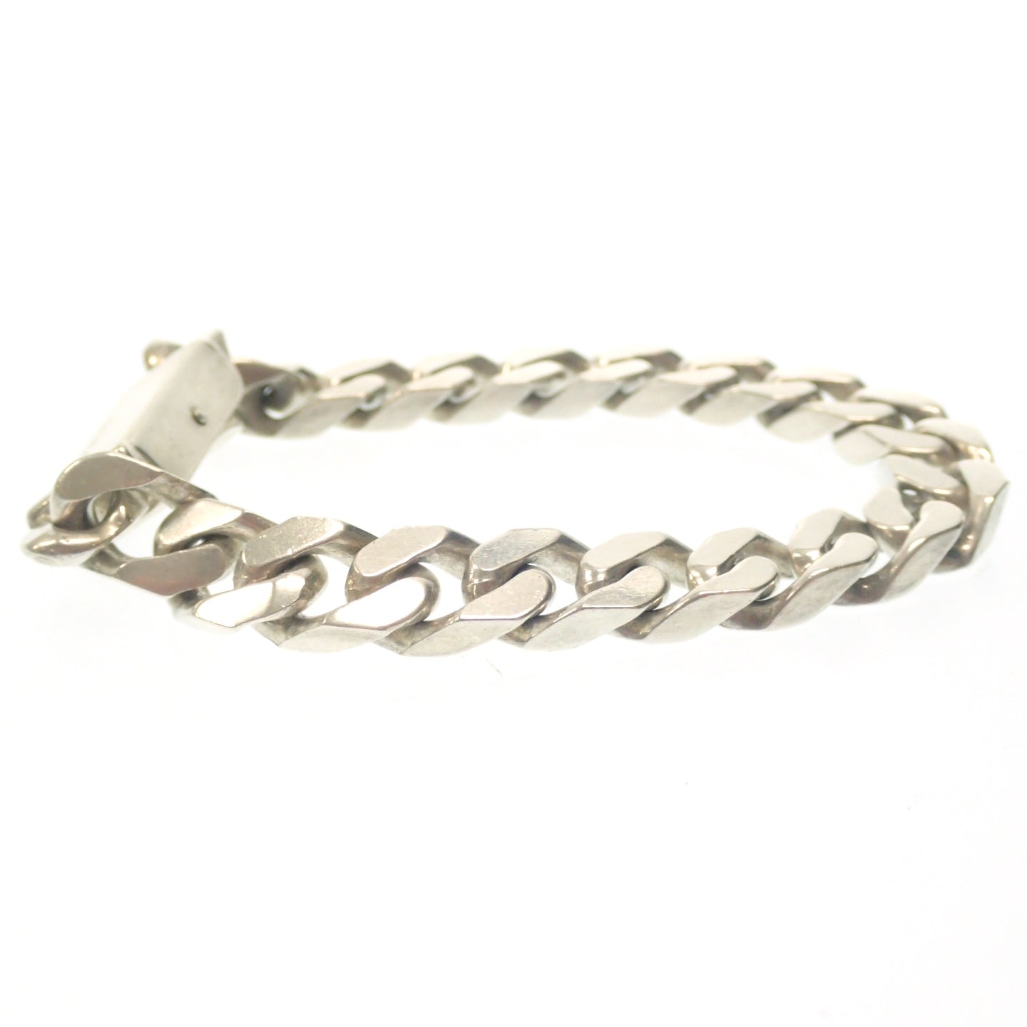 【GUCCI】グッチ シルバーブレスレット IDチェーン SV925