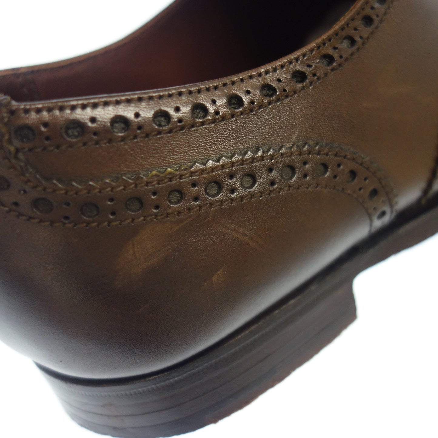【CROCKETT&JONES】クロケット&ジョーンズ COVENTRY セミブローグ カーフ ブラウン サイズ UK8E 341ラスト