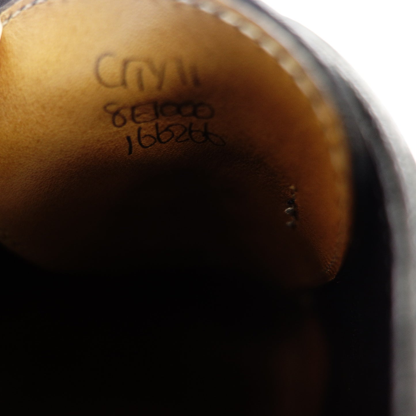 【JOHN LOBB】ジョンロブ CITYⅡ ストレートチップ カーフ ブラック サイズ UK8E 7000ラスト