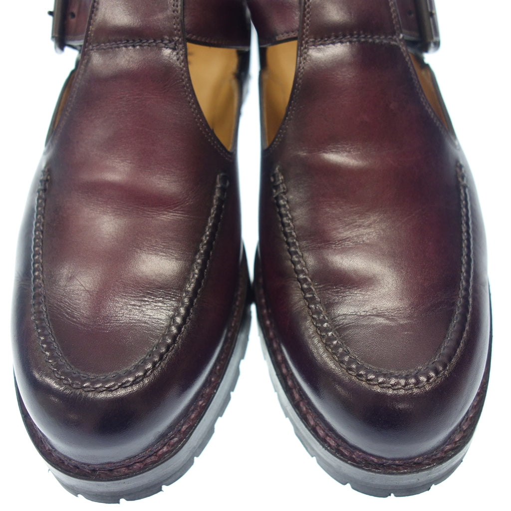 【F.lli Giocometti】フラテッリジャコメッティ FG229 T Strap U Tip パープル サイズ.40 MARMOLADA