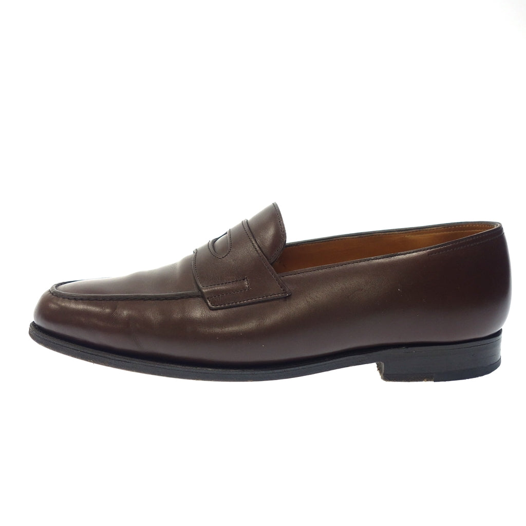 【JOHN LOBB】ジョンロブ ロペス ペニーローファー カーフ ブラウン サイズ UK7.5E ラスト
