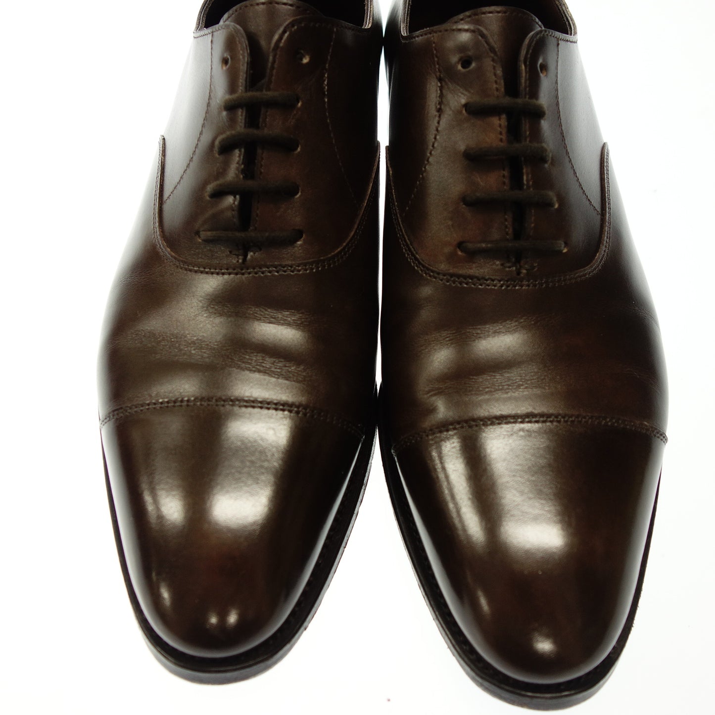 【JOHN LOBB】ジョンロブ CITYⅡ ストレートチップ ミュージアムカーフ ブラウン サイズ UK5.5EE 7000ラスト