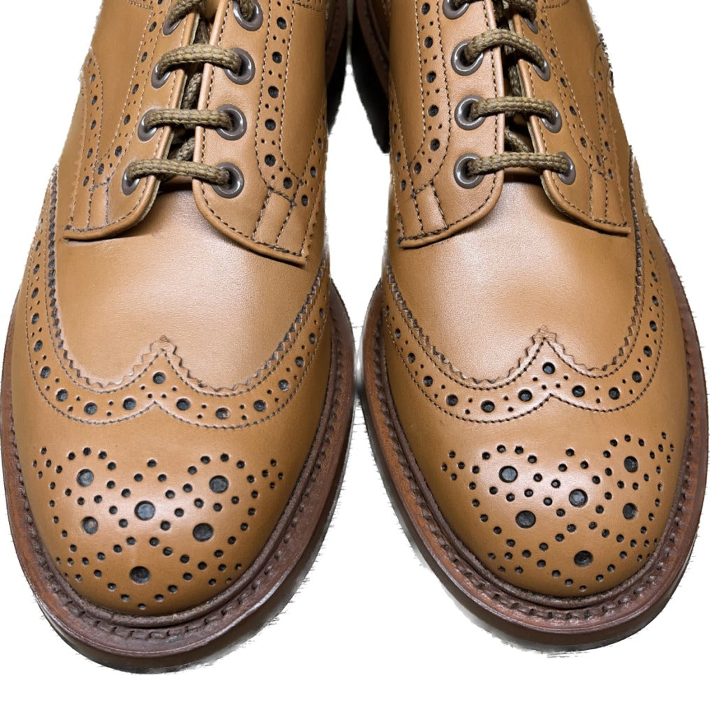 【Tricker’s】トリッカーズ M5633 BOURTON ウイングチップ カーフ マロン サイズ UK9 ラスト