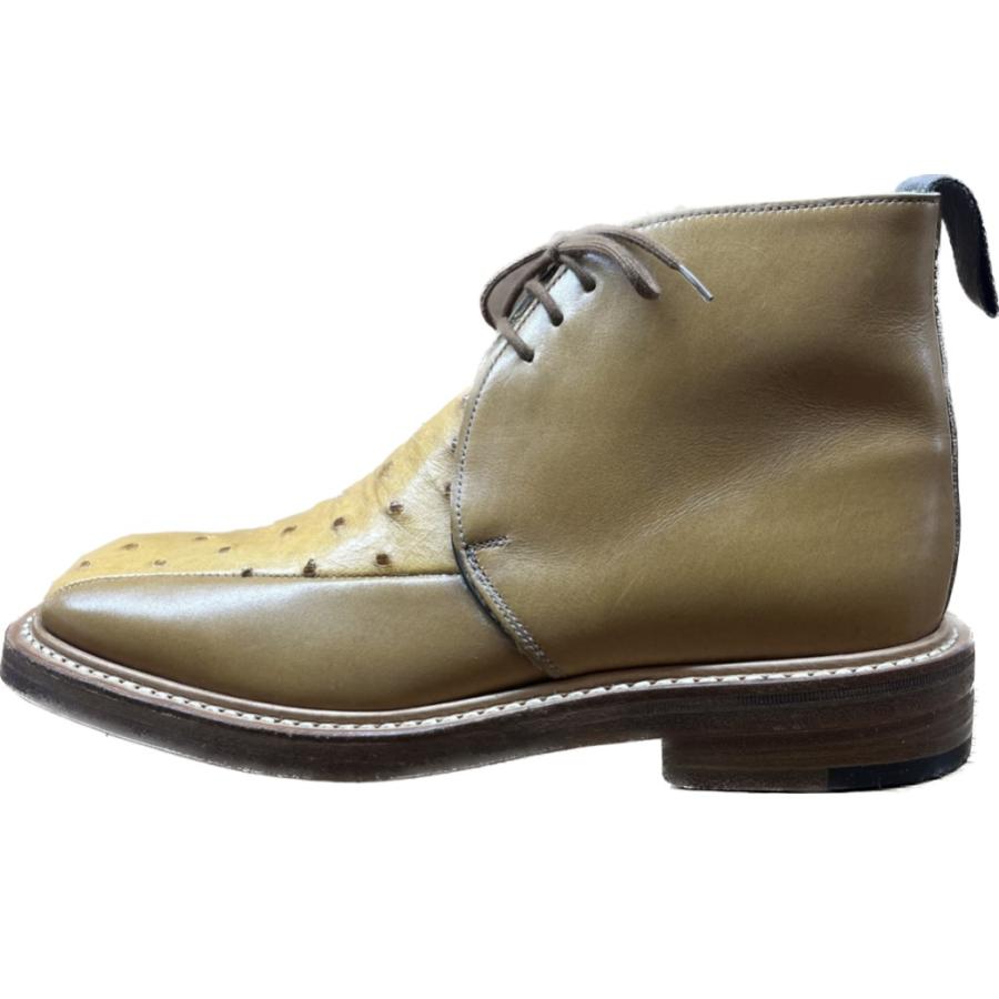 【Tricker’s】トリッカーズ M6406 カーフ オーストリッチ チャッカブーツ UK6