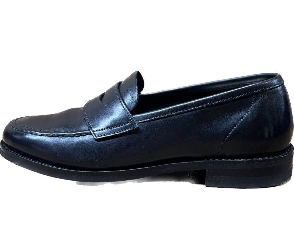 【CROCKETT&JONES】クロケット&ジョーンズ HARVARD コインローファー カーフ ブラック サイズ UK5.5E