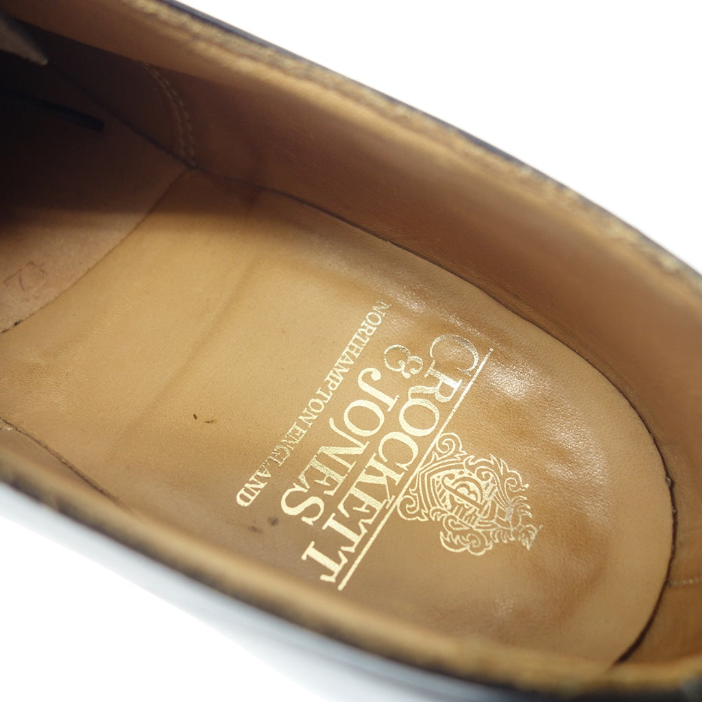 【CROCKETT&JONES】クロケット&ジョーンズ HALLAM ストレートチップ UK7.5E