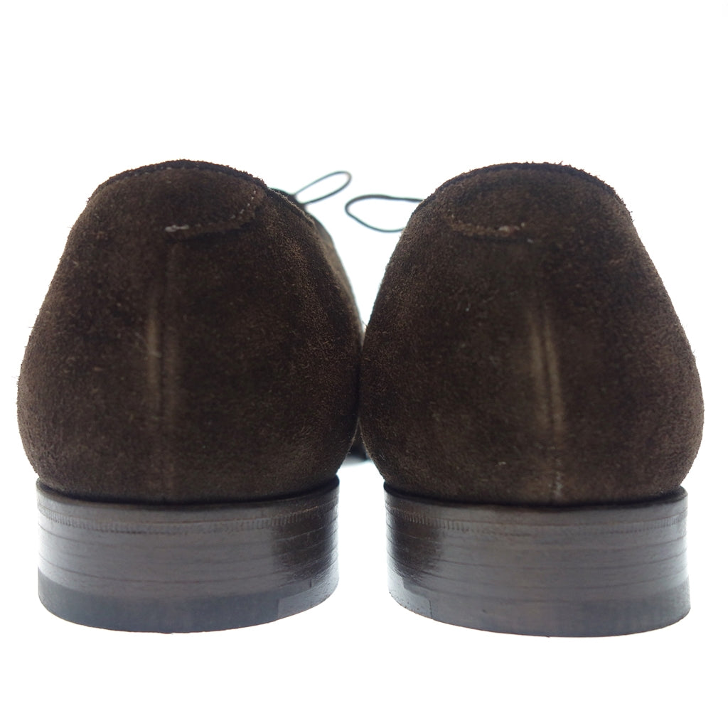 【EDWARDGREEN】エドワードグリーン EXTER スエード 2アイレットシューズ ブラウン サイズ UK7.5E 888ラスト