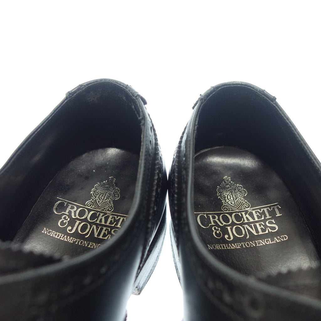 【Crockett&Jones】クロケット&ジョーンズ COVENTRY セミブローグ ブラック サイズ.UK6.5E