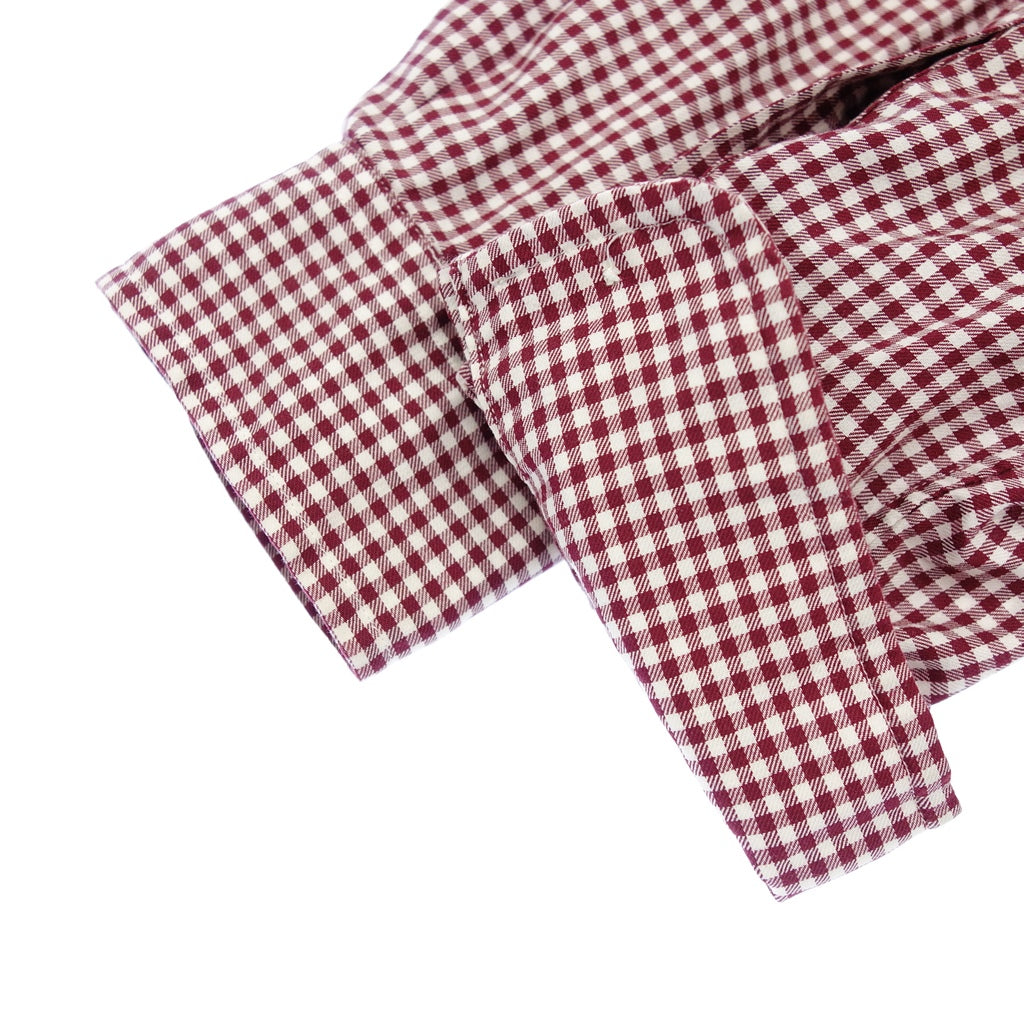 【POLO RALPH LAUREN】ポロラルフローレン ボタンダウンシャツ ギンガムチェック コットン100% メンズ レッド系 サイズM