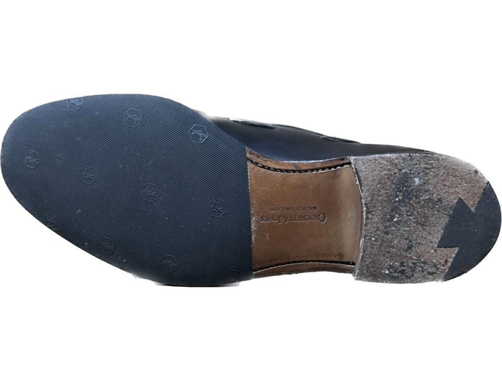 【CROCKETT&JONES】クロケット&ジョーンズ CAVENDISH3 タッセルローファー カーフ ブラック サイズ UK9E